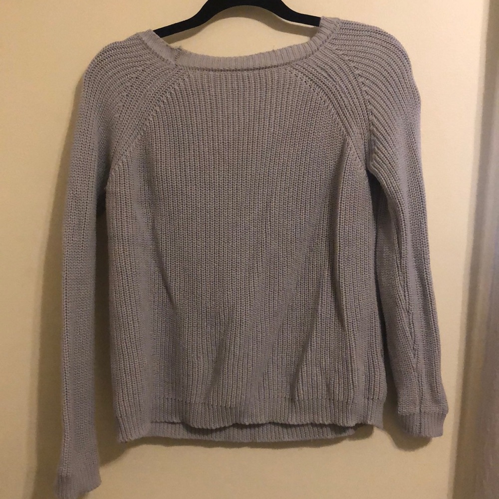 Light gray sweater